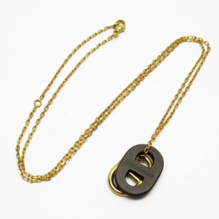 HERMESオーマイヨンPMネックレス HERMES エルメス ネックレス オーマイヨンPM メタル/ヴォー