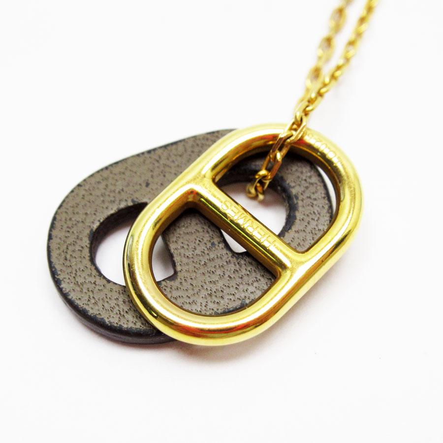 HERMESオーマイヨンPMネックレス HERMES エルメス ネックレス オーマイヨンPM メタル/ヴォー