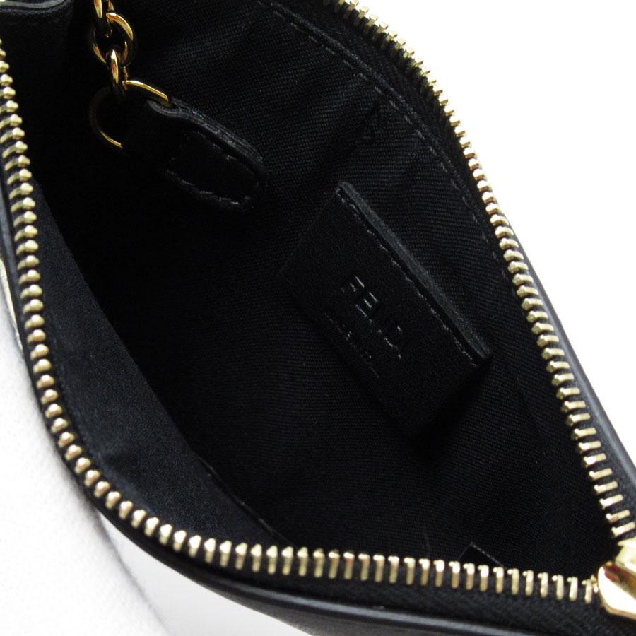 FENDI（フェンディ） コインケース バッグバグズ レザー ブラック