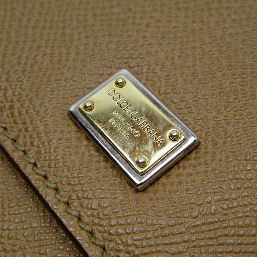 DOLCE&GABBANA ドルチェアンドガッバーナ 斜め掛けショルダーバッグ キャメル 14057 レディース【中古】 t19098a ドルチェアンドガッバーナ DOLCE&GABBANA 斜め掛けショルダーバッグ