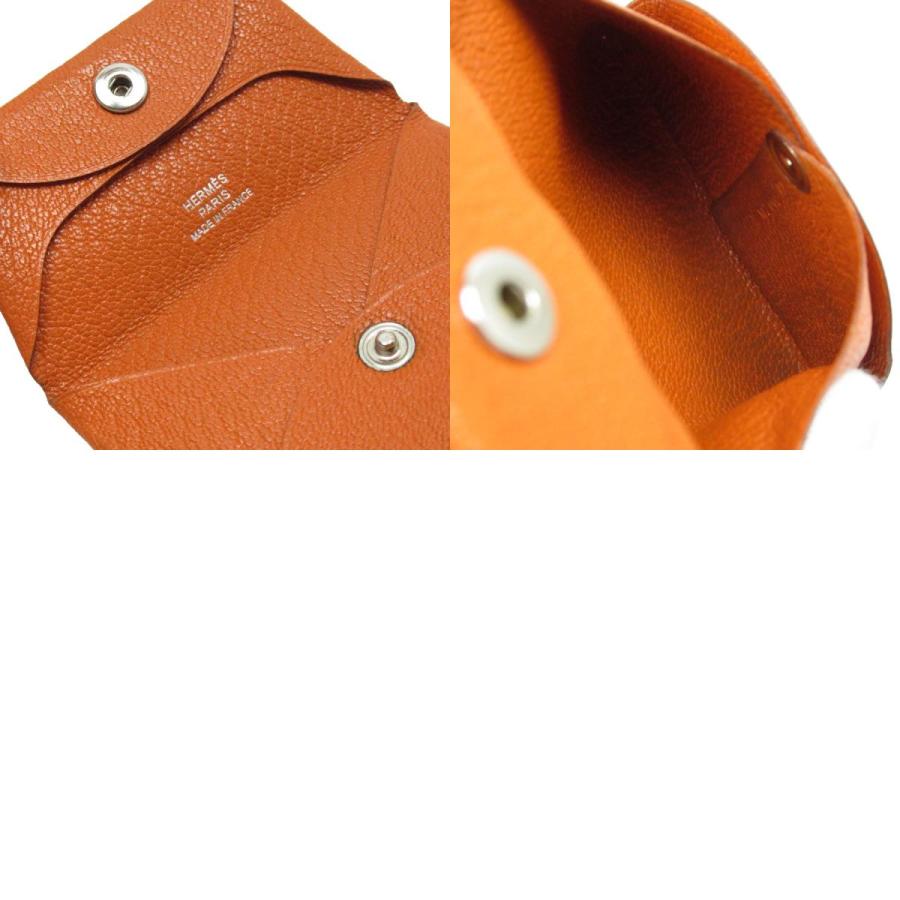 【匿名配送】エルメス HERMES シェブルミゾル バスティア ケース HERMES（エルメス） コインケース バスティア シェブルミゾル オレンジ