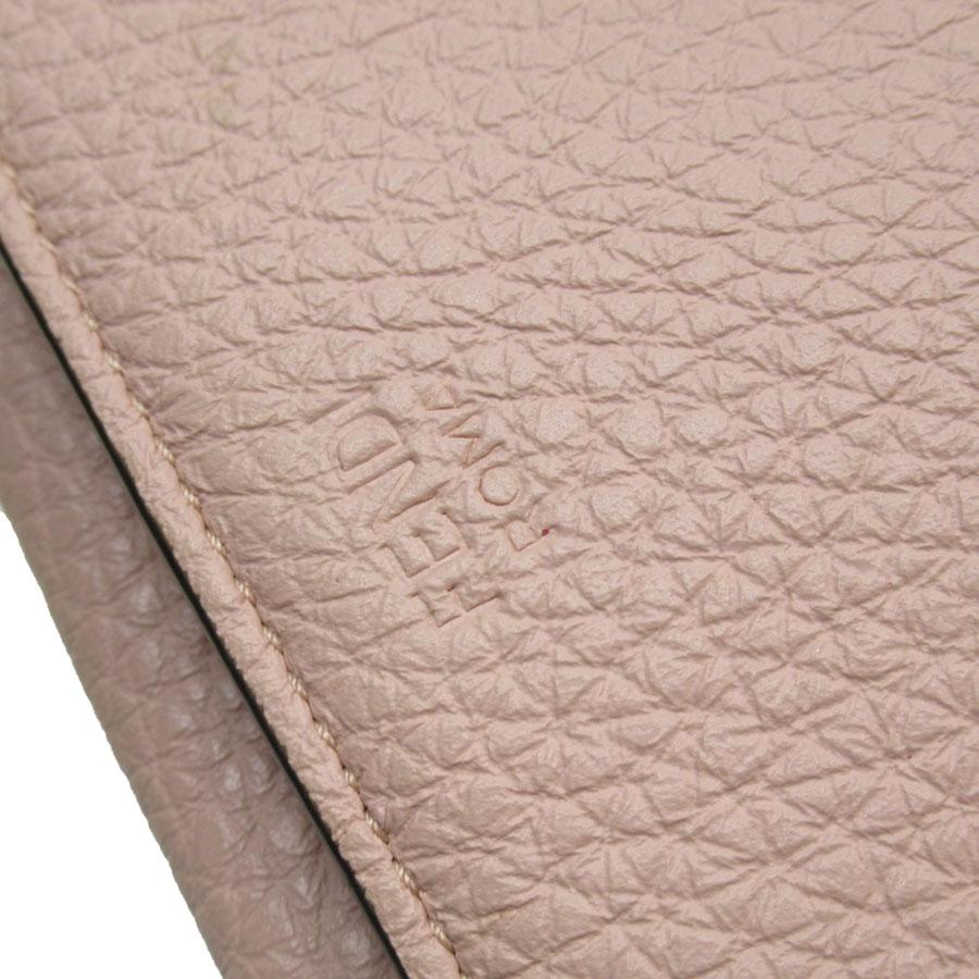 FENDI（フェンディ） 二つ折り財布 レザー ライトピンク : ブランド