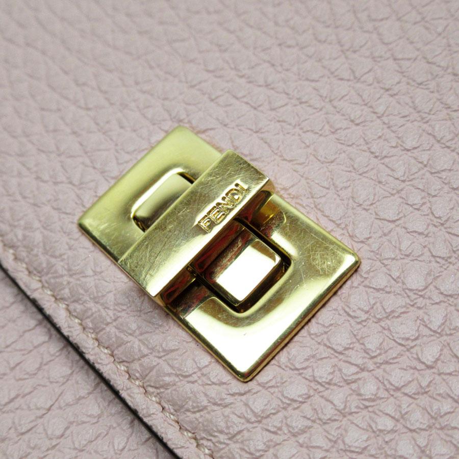 FENDI（フェンディ） 二つ折り財布 レザー ライトピンク : ブランド