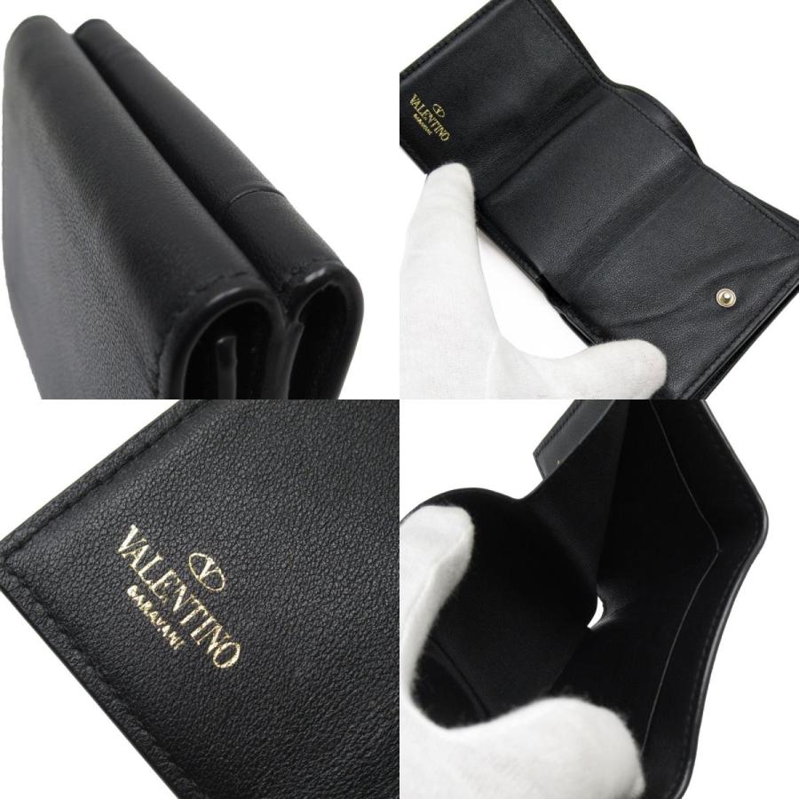 ヴァレンティノ ガラヴァーニ Valentino Garavani 三つ折り財布 レザー