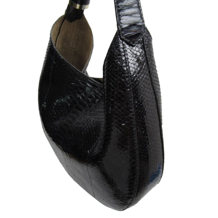 ジミーチュウ JIMMY CHOO ショルダーバッグ パイソン ブラック ジミーチュウ JIMMY CHOO ショルダーバッグ パイソン ブラック