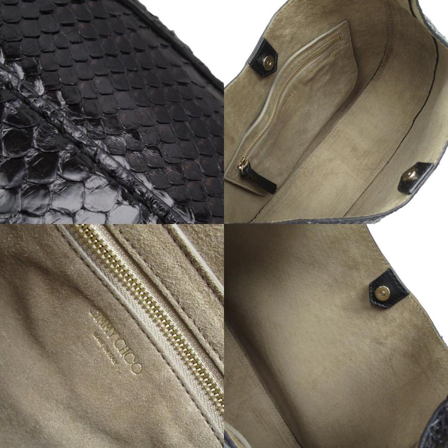 ジミーチュウ JIMMY CHOO ショルダーバッグ パイソン ブラック ジミーチュウ JIMMY CHOO ショルダーバッグ パイソン ブラック
