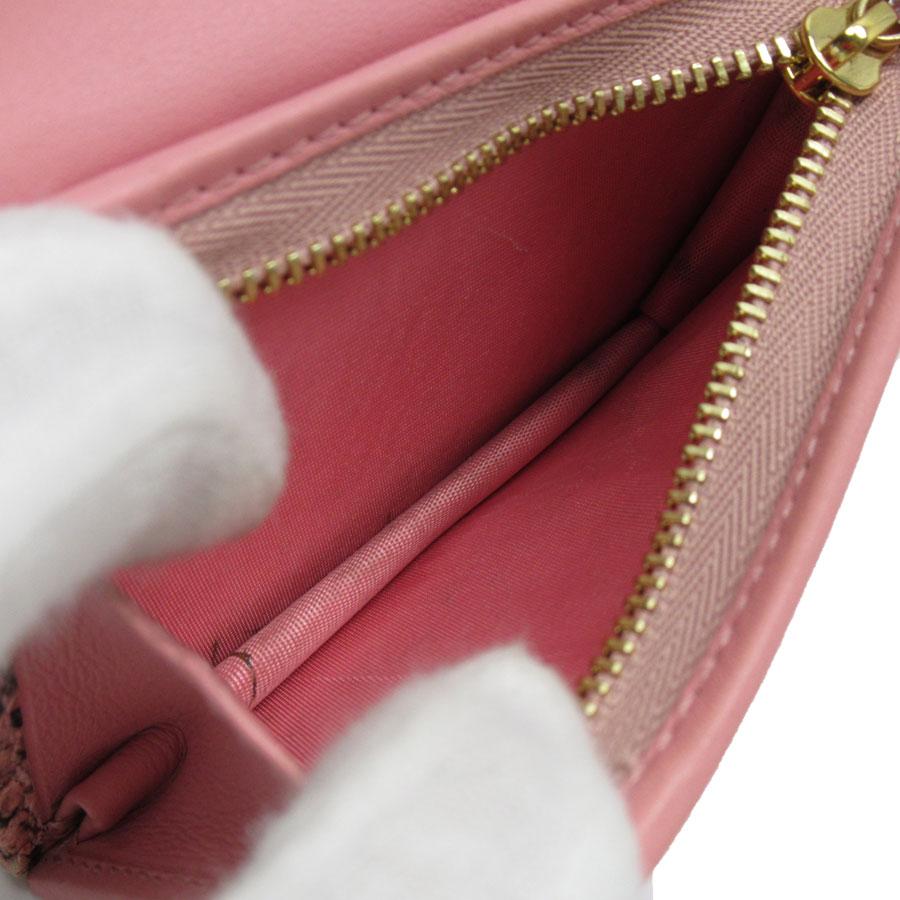 GUCCI（グッチ） 二つ折り財布 GGMarmont パイソン ピンク : ブランド