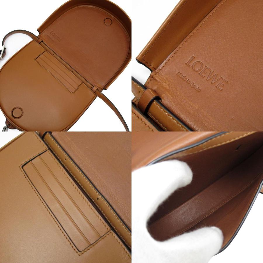 LOEWE ロエベ ショルダーバッグ ヒールバッグ レザー ホワイト  