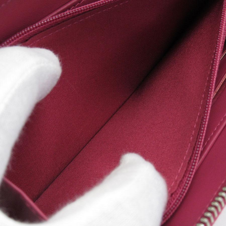 CHANEL（シャネル） ラウンドファスナー長財布 カメリア レザー ピンク