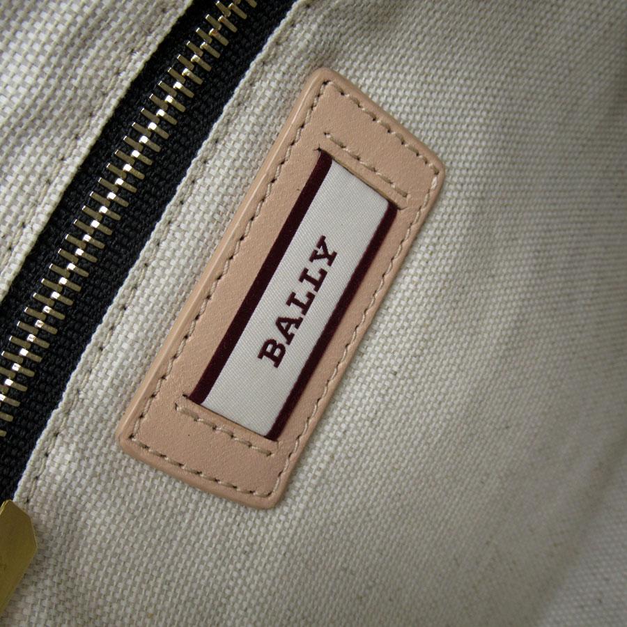 Bally（バリー） ショルダーバッグ レザー ブラック×レッド×アイボリー