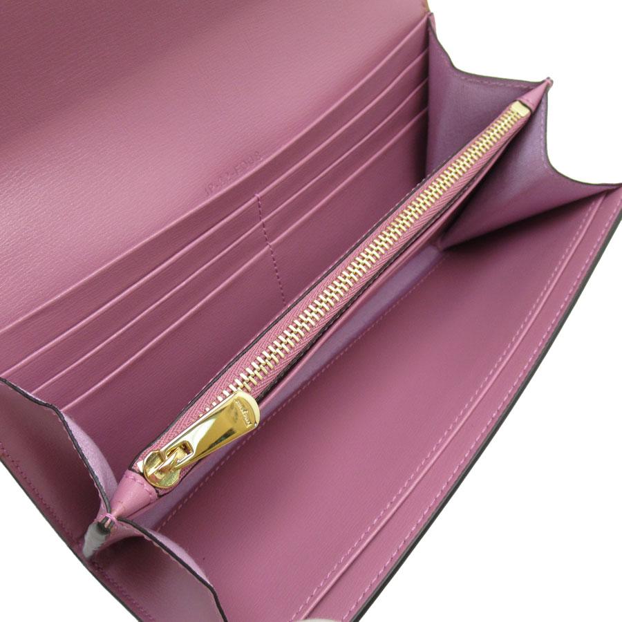 サルヴァトーレフェラガモ Salvatore Ferragamo 長財布 ヴァラリボン