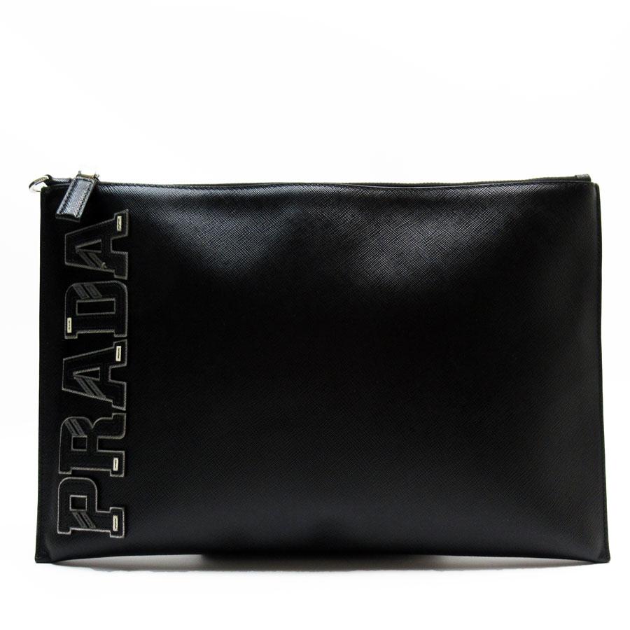 PRADA（プラダ） クラッチバッグ レザー ブラック : ブランドバリュー