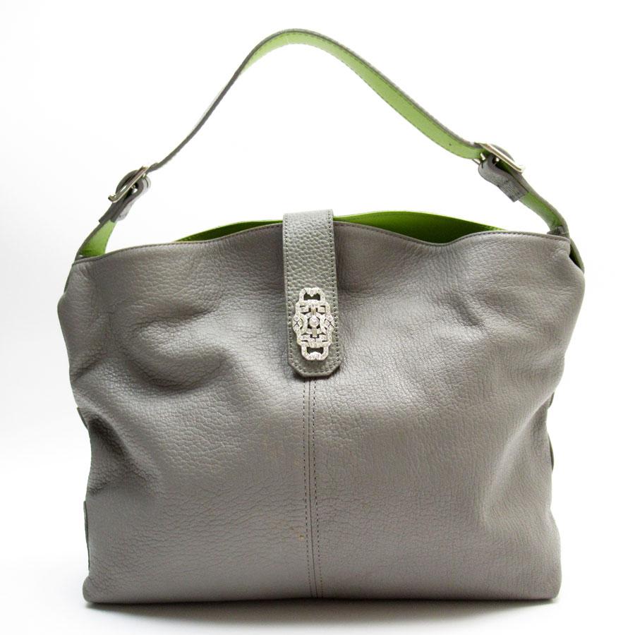 【A.D.M.J.】グレー レザー ハンドバッグ 極美品✨】A.D.M.J. 2wayバッグ リアルクロコ レザー グレージュ 楽天