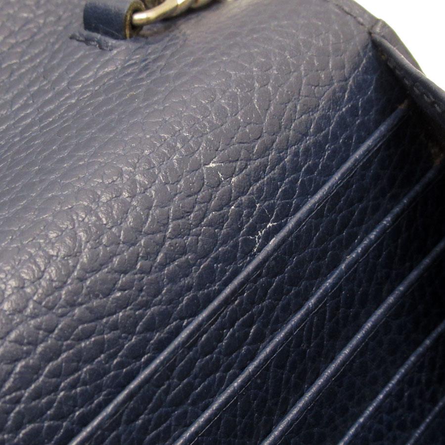 現状品 GUCCI グッチ ディオニュソス ショルダーバッグ　チェーンウォレット　財布 401231  ネイビー レディース [1000025374710] GUCCI（グッチ） チェーンウォレット ディオニュソス レザー ネイビー