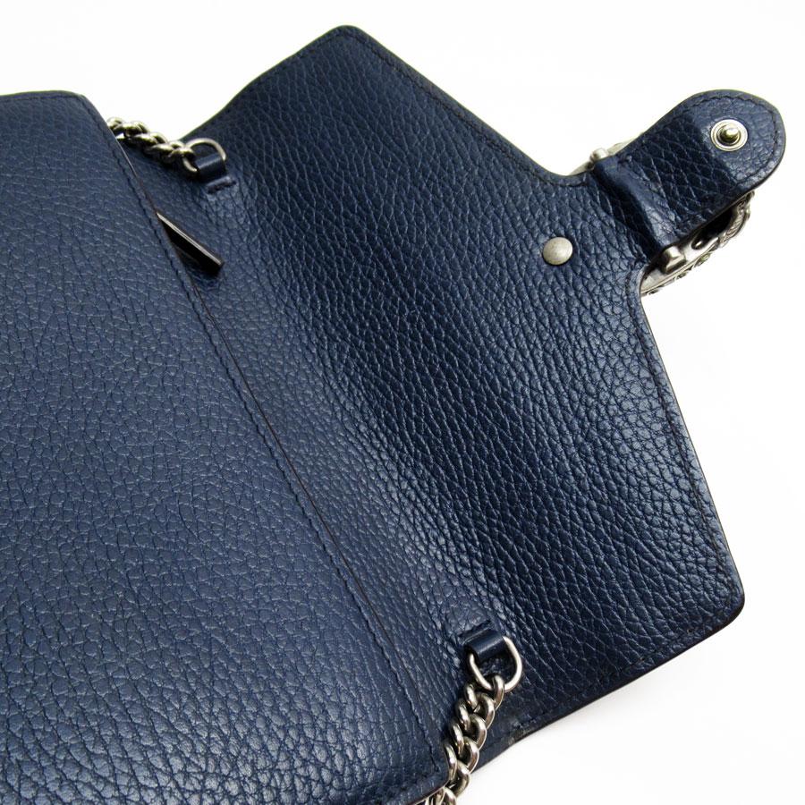 現状品 GUCCI グッチ ディオニュソス ショルダーバッグ　チェーンウォレット　財布 401231  ネイビー レディース [1000025374710] GUCCI（グッチ） チェーンウォレット ディオニュソス レザー ネイビー