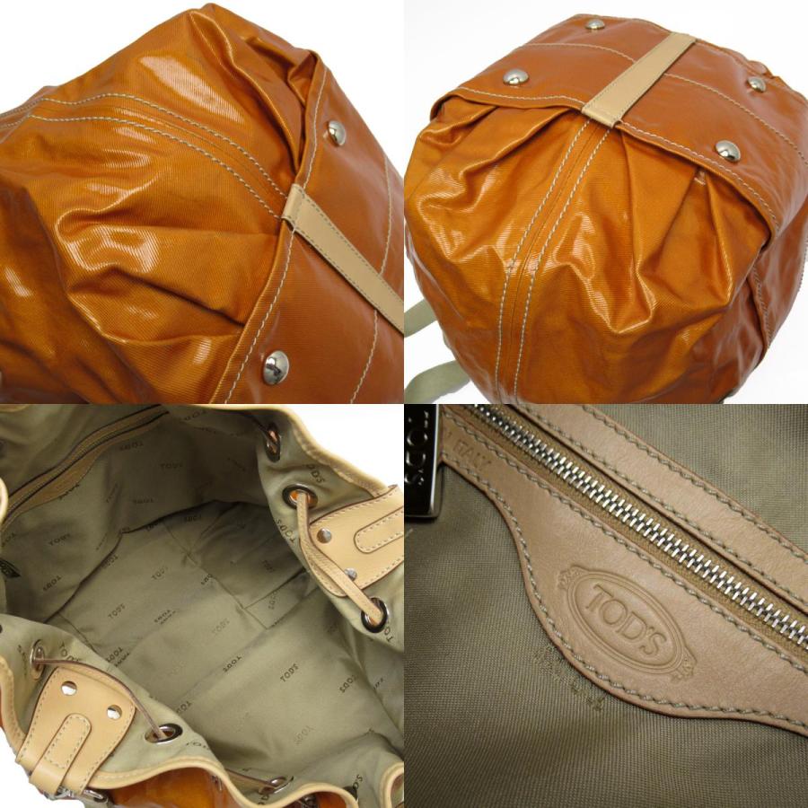 トッズ TOD'S ハンドバッグ ショルダーバッグ PVCコーティング