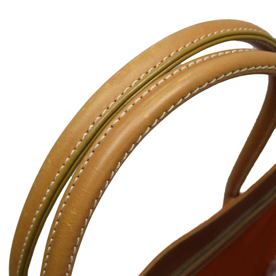 トッズ TOD'S ショルダーバッグ レザー オレンジ×キャメル ユニ