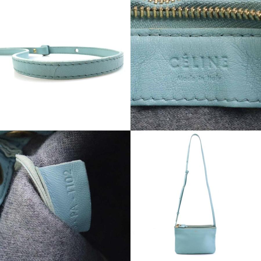 CELINE（セリーヌ） ショルダーバッグ トリオ スモール レザー ライト