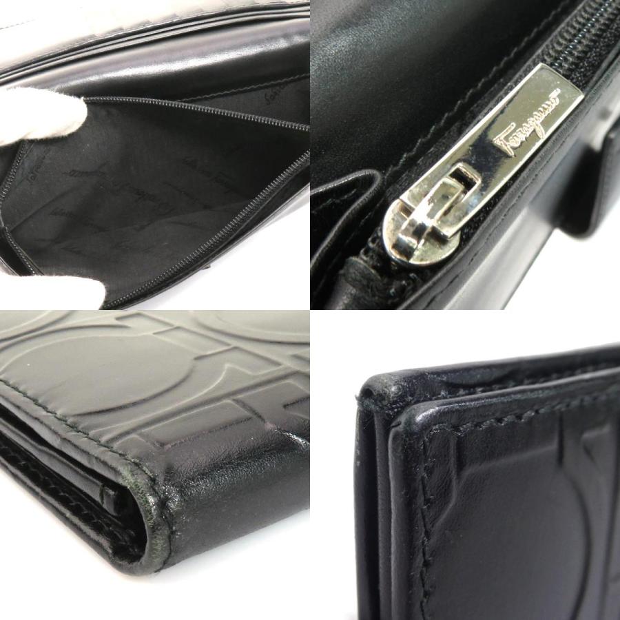 サルヴァトーレフェラガモ Salvatore Ferragamo 二つ折り長財布