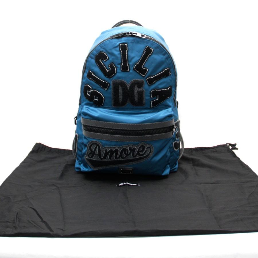 ドルチェ＆ガッバーナ DOLCE&GABBANA リュック SICILIA ロゴアップリケ