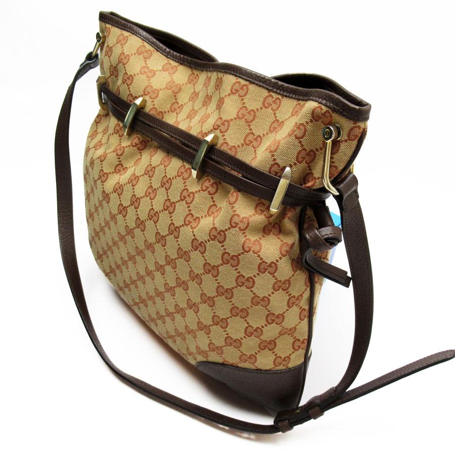 GUCCI グッチ ショルダーバッグ GGキャンバス ホースビット キャンバス 