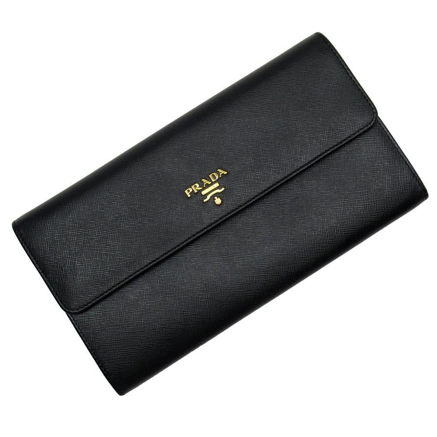 PRADA（プラダ） オーガナイザー クラッチバッグ レザー ブラック