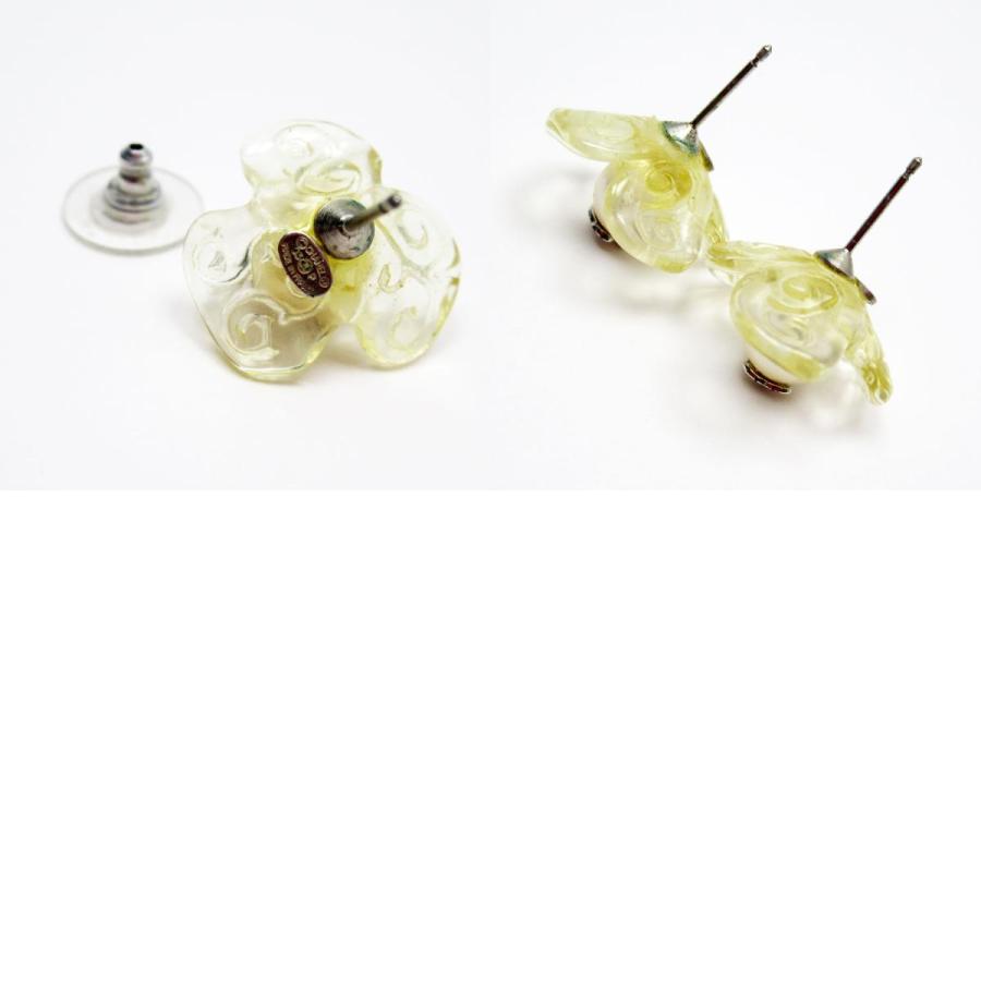 シャネル CHANEL ピアス ココマーク フラワーモチーフ レジン/フェイク 