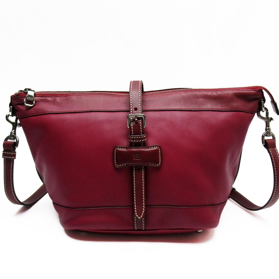 ロエベ LOEWE ハンドバッグ ショルダーバッグ アナグラム レザー 