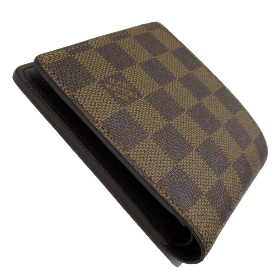 ルイ ヴィトン LOUIS VUITTON 二つ折り財布 ダミエ ポルトフォイユ 