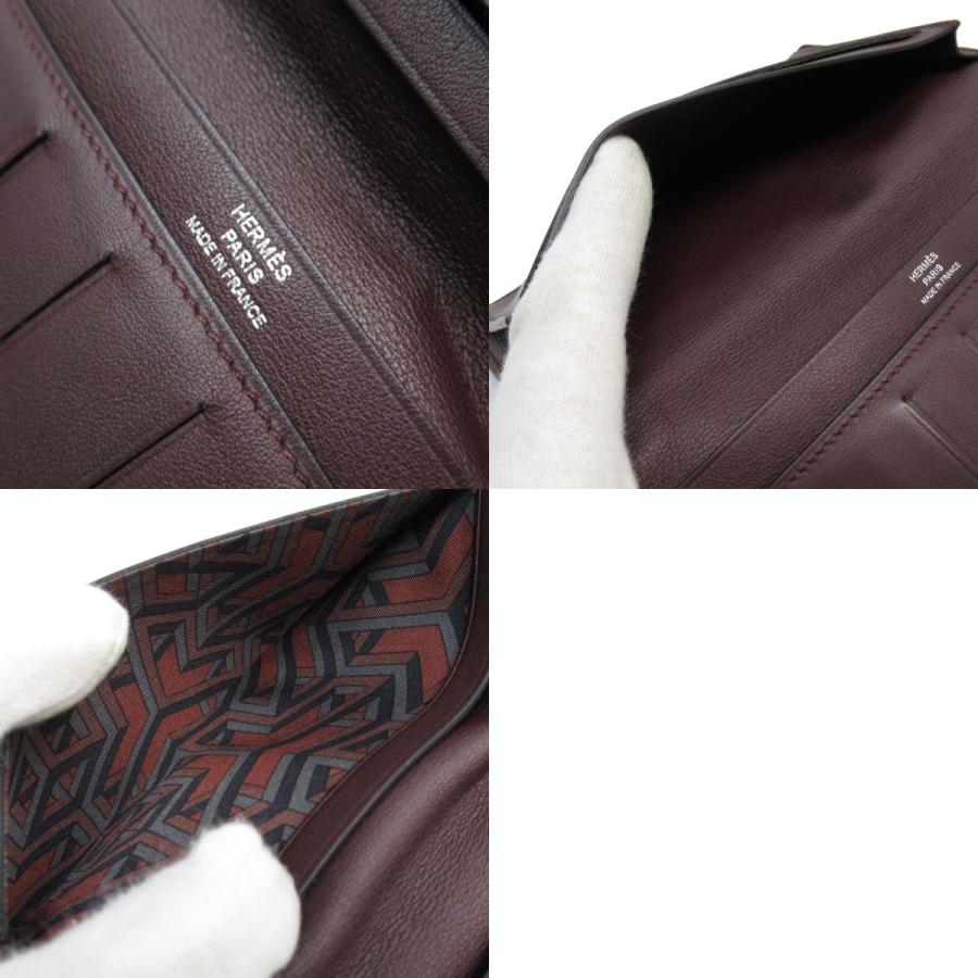 HERMES（エルメス） 札入れ シチズンツイル ヴォースイフト ボルドー