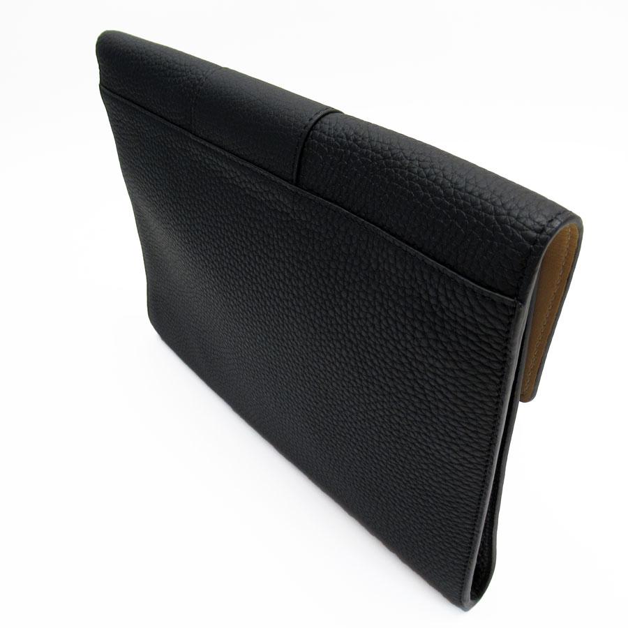DELVAUX デルヴォー クラッチバッグ プレッセ A5 レザー ブラック