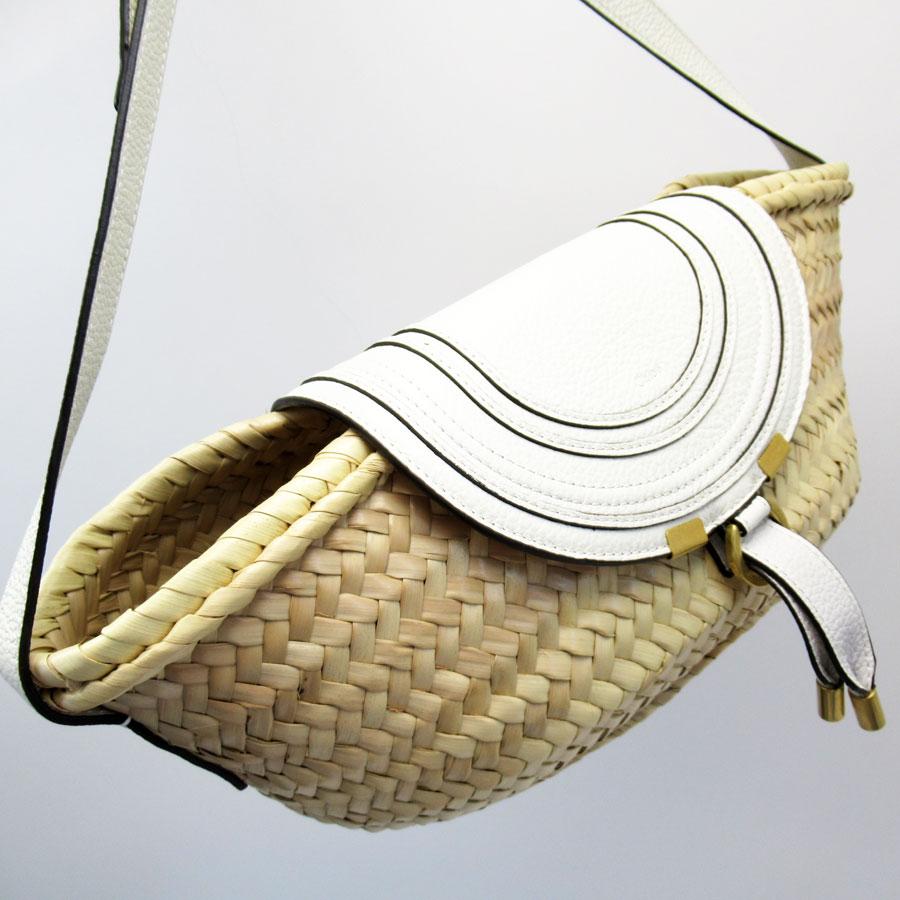 Chloe クロエ ショルダーバッグ かごバッグ マーシー ラフィア