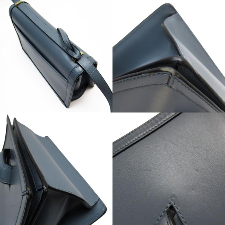 LOEWE ロエベ ショルダーバッグ バルセロナ レザー ダークブルー  