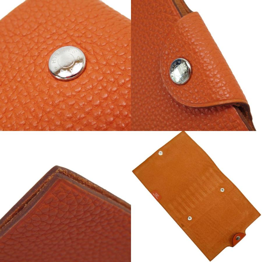 エルメス HERMES ノートカバー ユリス レザー オレンジ : w0656a 