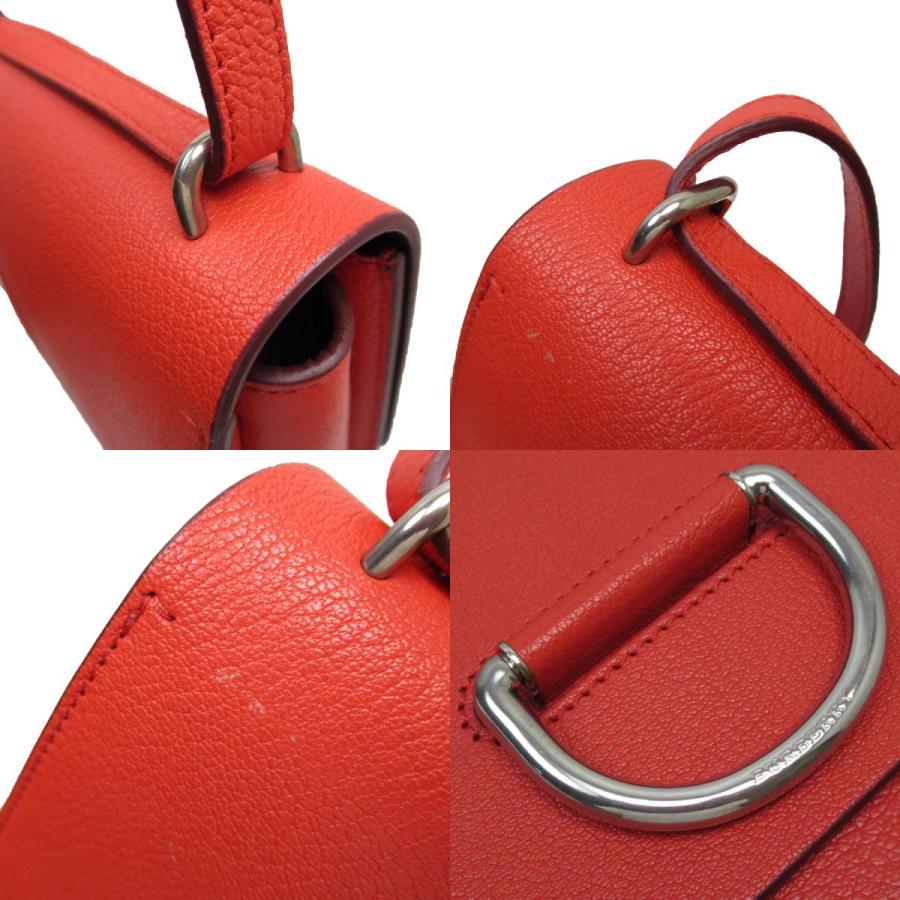 BURBERRY（バーバリー） ショルダーバッグ レザー レッド : ブランド