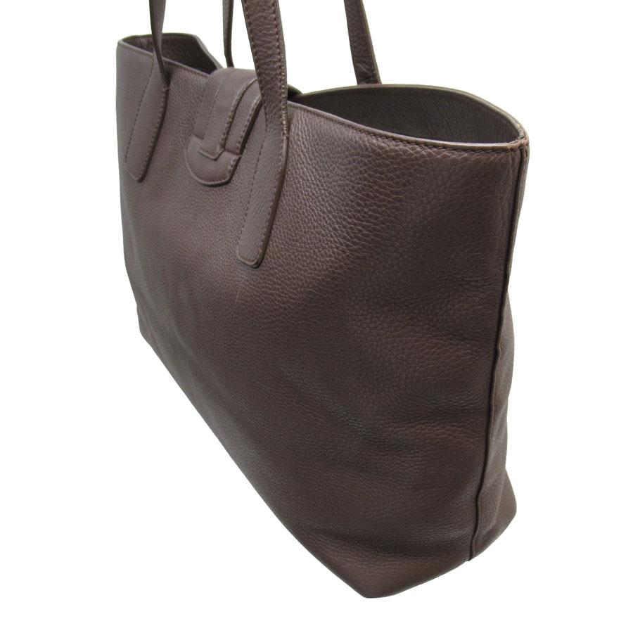 2508-77｜美品｜ブルガリ ショルダーバッグ レザー ダークブラウン BVLGARI ブルガリ ショルダーバッグ レザー ダークブラウン