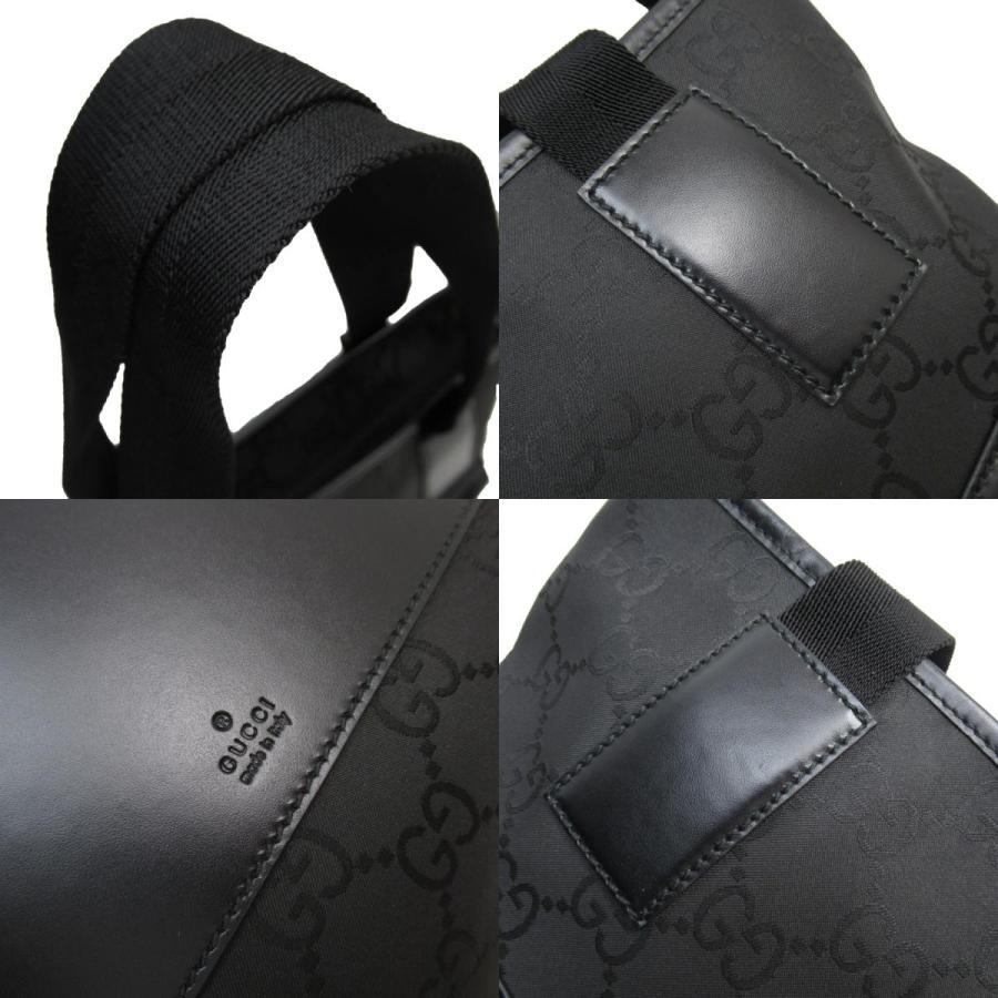 GUCCI（グッチ） ハンドバッグ トートバッグ GG ナイロン ブラック
