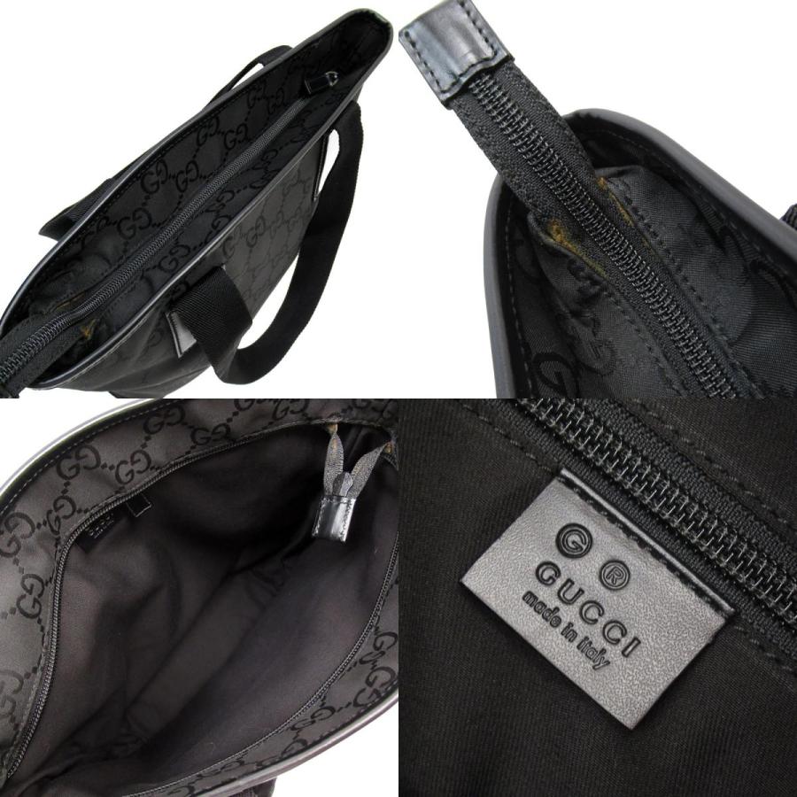 GUCCI（グッチ） ハンドバッグ トートバッグ GG ナイロン ブラック