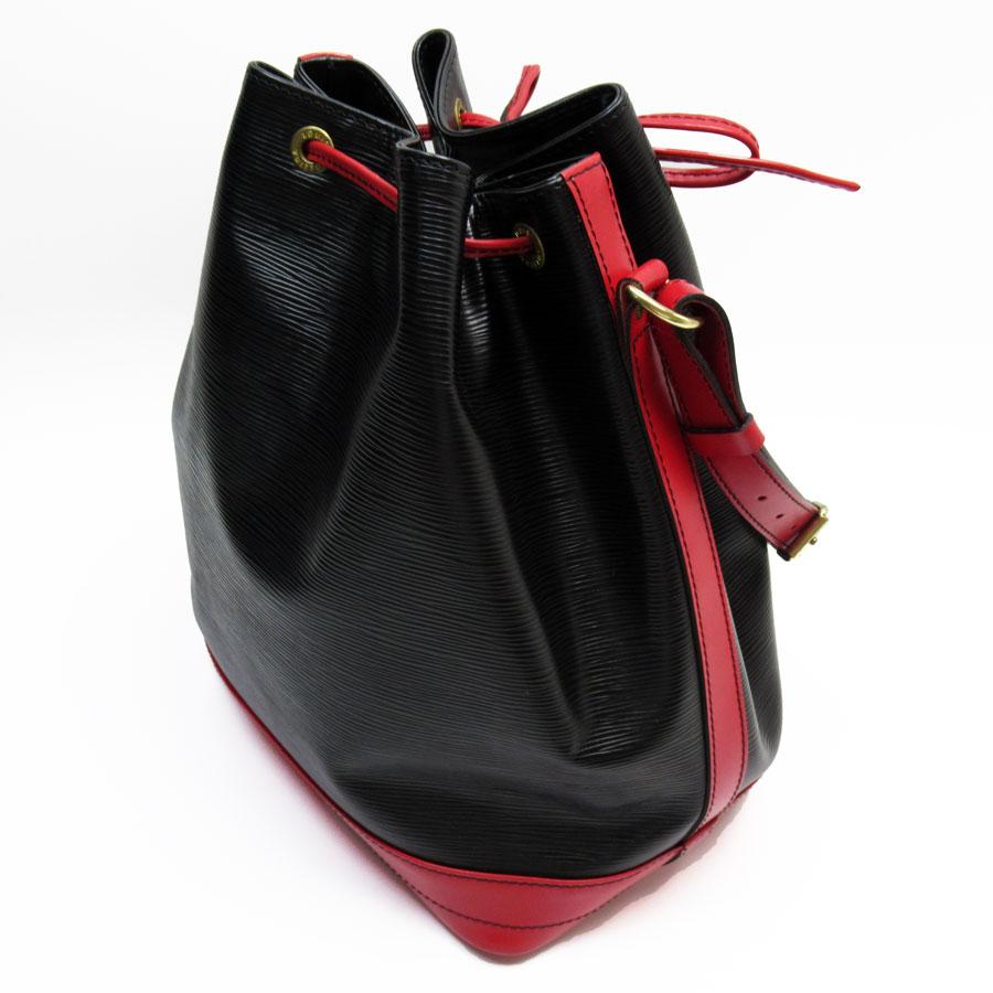 ルイ ヴィトン LOUIS VUITTON ショルダーバッグ エピ ノエ エピレザー ブラック/レッド
