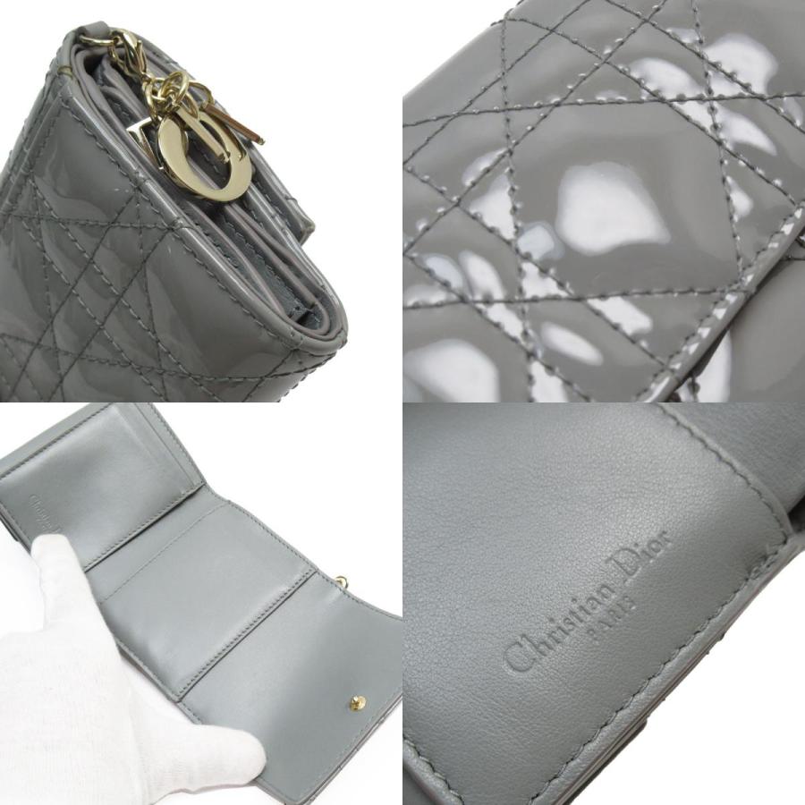 クリスチャンディオール Christian Dior 三つ折り財布 カナージュ  