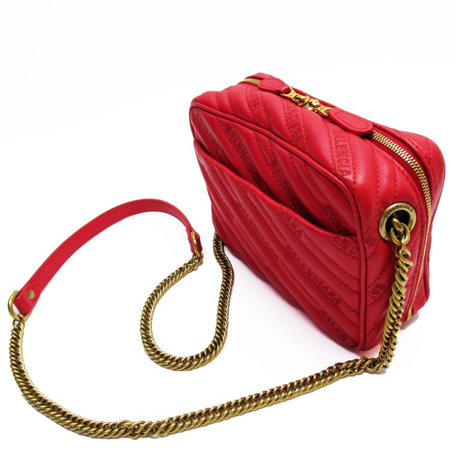BALENCIAGA（バレンシアガ） ショルダーバッグ レザー レッド
