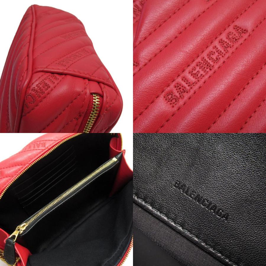 BALENCIAGA（バレンシアガ） ショルダーバッグ レザー レッド
