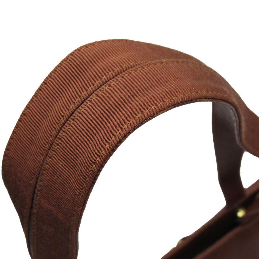 サルバトーレフェラガモ 型押しセミショルダーバッグ ブラウン 程度B