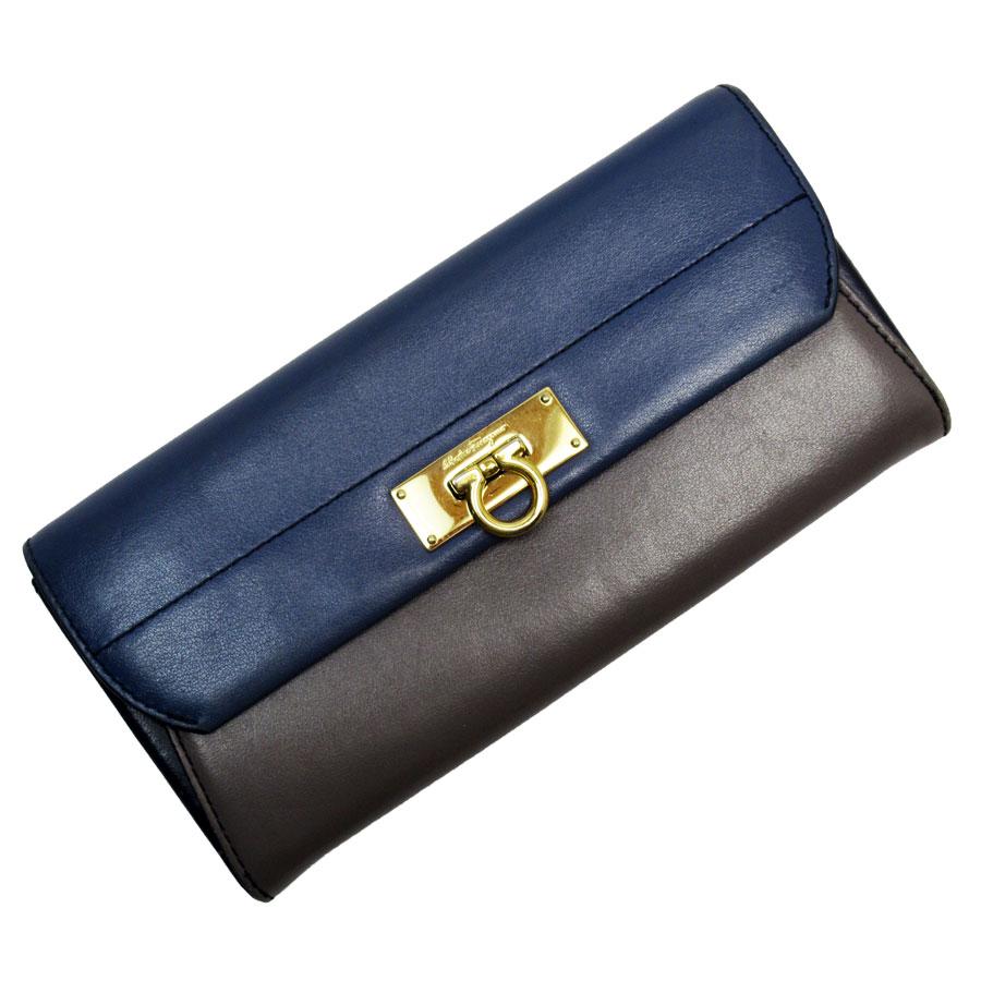 サルヴァトーレフェラガモ Salvatore Ferragamo 長財布 ガンチーニ