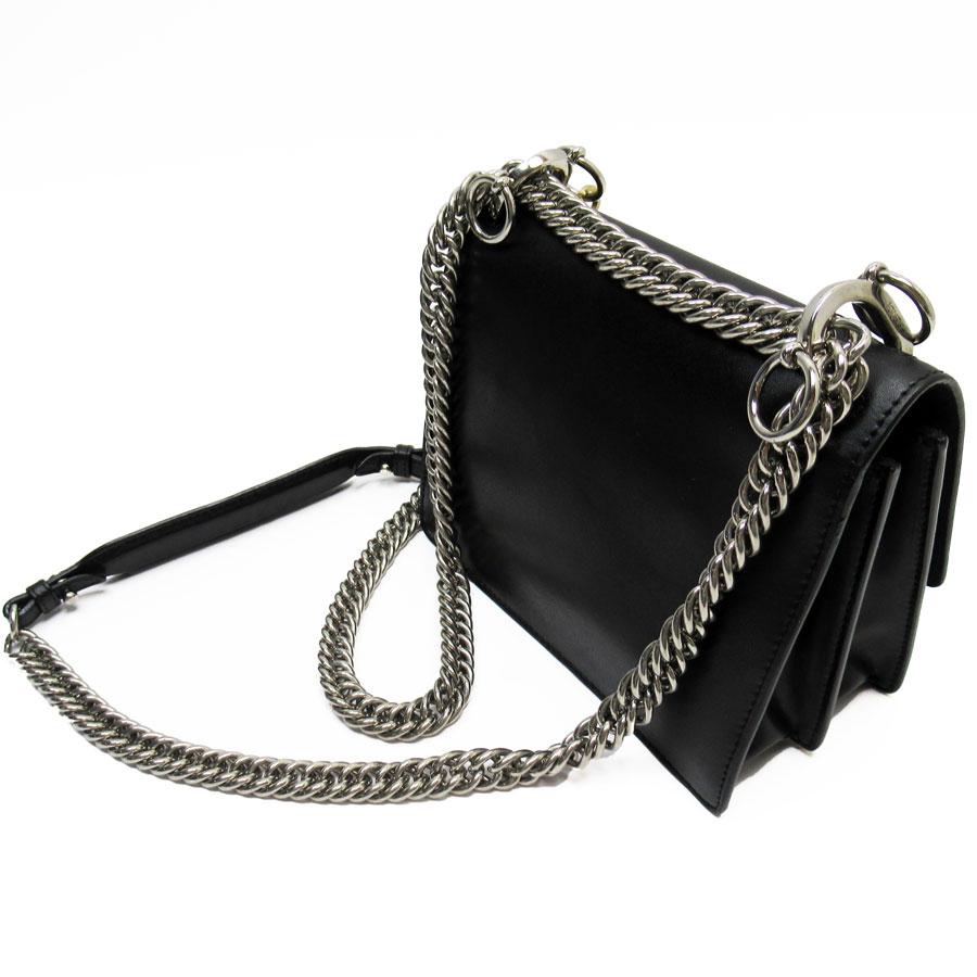 FENDI（フェンディ） ショルダーバッグ レザー ブラック : ブランド