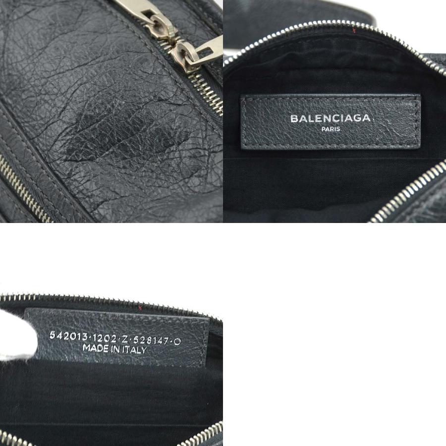 BALENCIAGA バレンシアガ ボディバッグ レザー グレー : ブランド