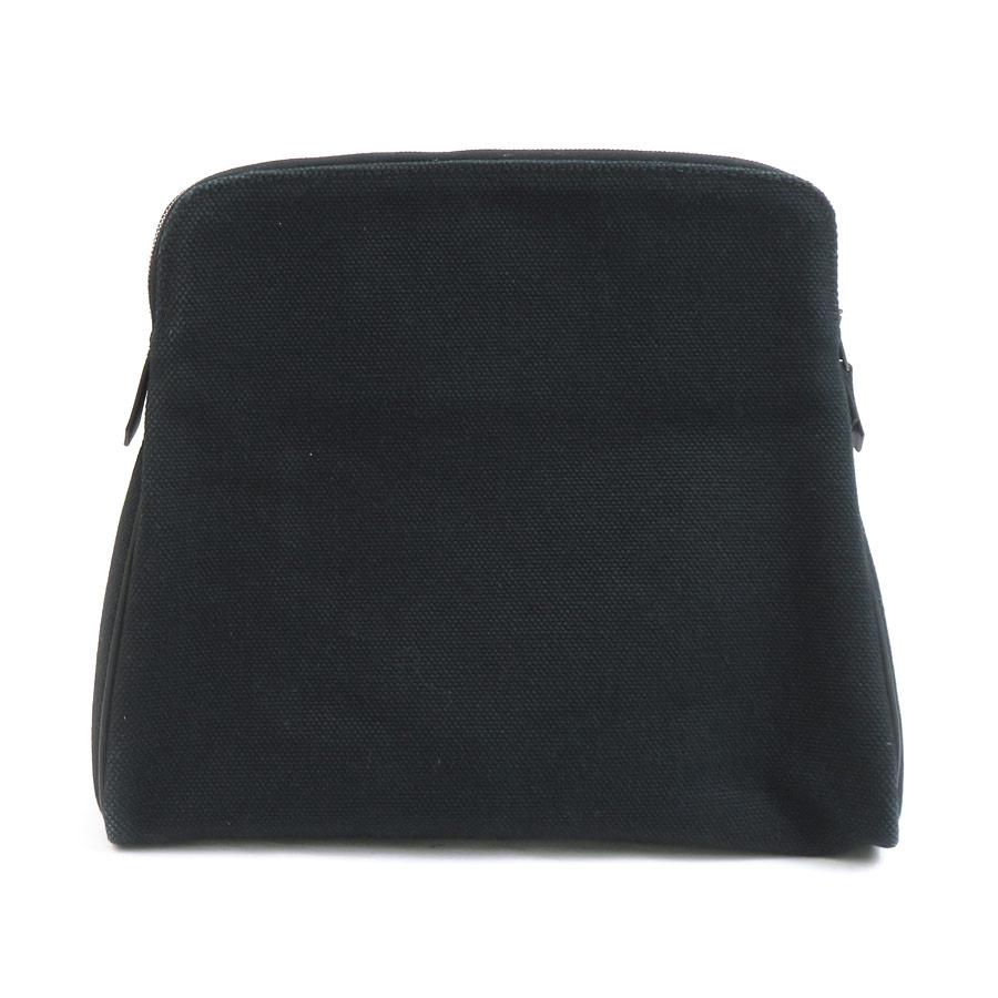 HERMES（エルメス） ポーチ キャンバス ブラック : ブランドバリュー