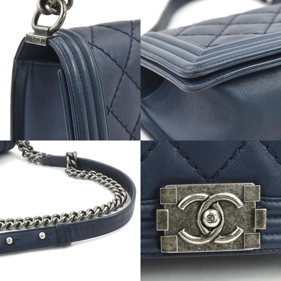 CHANEL シャネル ショルダーバッグ ボーイシャネル レザー