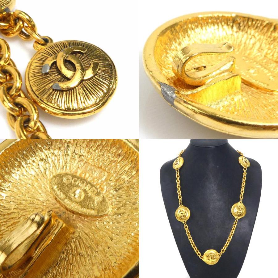 CHANEL シャネル ネックレス ココマーク メタル ゴールド