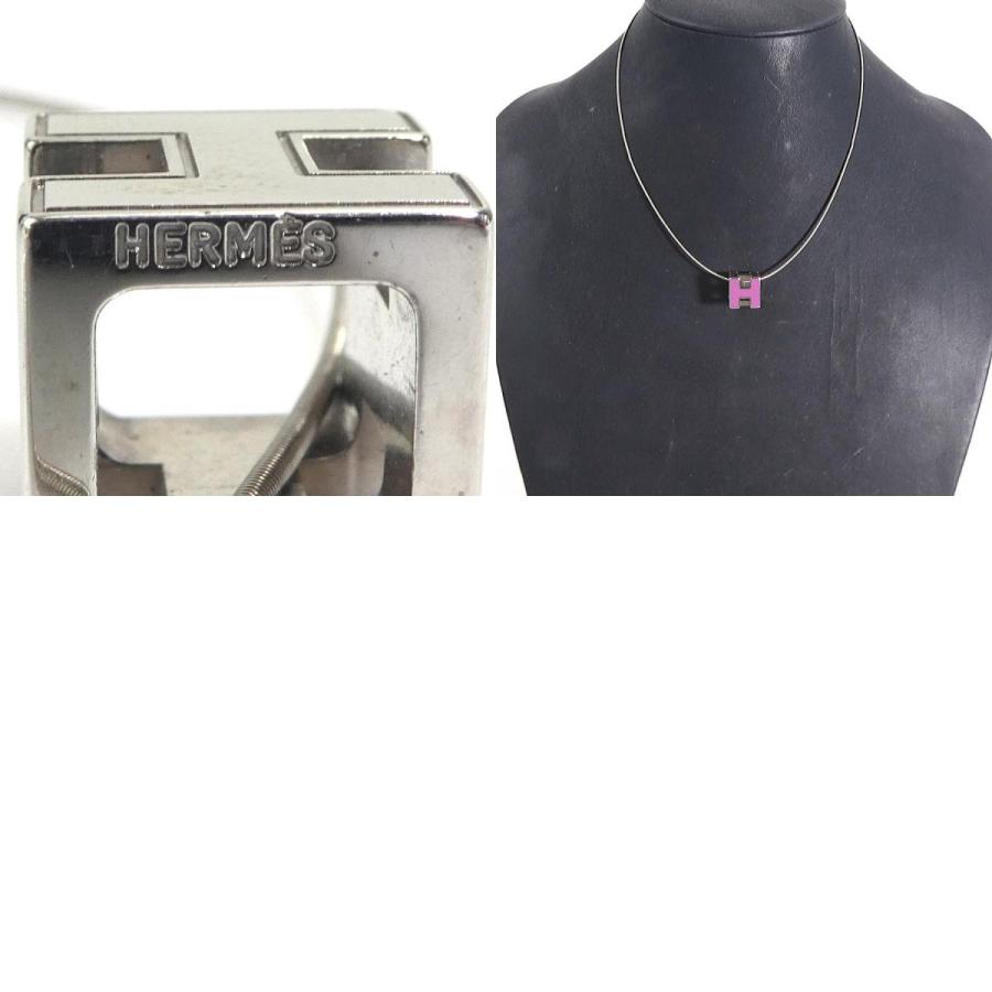HERMES（エルメス） ネックレス Hキューブ カージュドアッシュ メタル